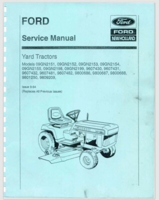 1994 YT16H Ford New Holland Tractor Service manual 126 pages