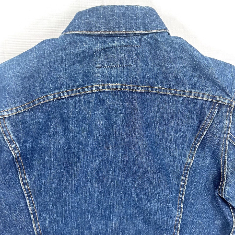 Vintage 70s Levis Type 3 Denim Trucker Jacket Mens Size 40 70505 0217