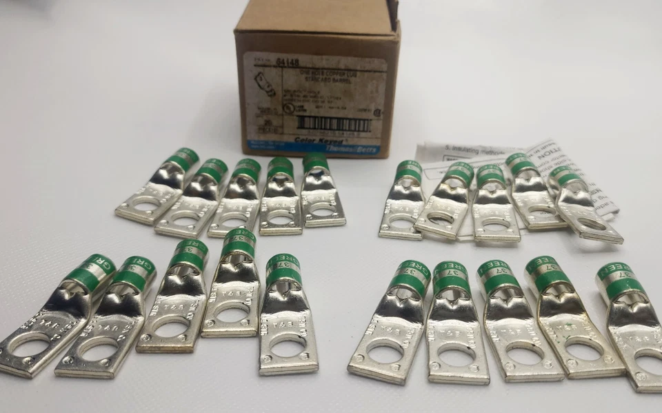 Brand: Thomas & BettsThomas & Betts 54148 Color-Keyed Compression Lug BOX OF 20 - Image 3 of 4