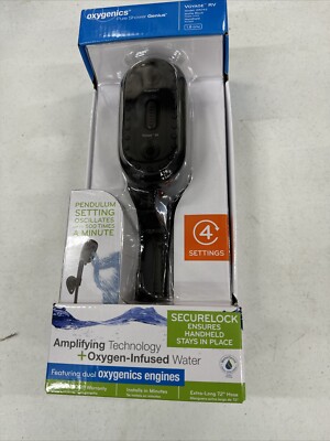 Oxygenics ETL Shower Head 28042 Voyage RV; Hand Held With 72 Inch Hose
