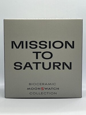 Swatch x Omega Bioceramic Moonswatch Mission To Saturn 42 mm Beige