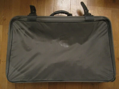 Koffer Reisekoffer 2 Rollen Grau Vintage Deko - Bild 1 von 4