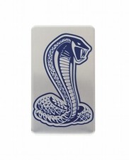 Ford Performance Intake Plaque 4 Tall X 2.25 Wide For 96-98 Ford Mustang Cobra