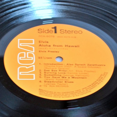 Elvis Presley Aloha From Hawaii 2LP Vinyl Record Obi Rock’n ' Rolle Musik Japan - Bild 8 von 12