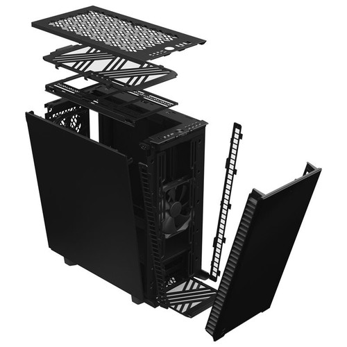 Fractal Design Define 7 Compact Black Midi-Tower - gedämmt, schw - Bild 2 von 3