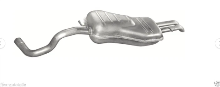 Scarico Posteriore Endtopf Silenziatore per Seat Toledo II 1M2 1,8 2,3 V5 1,9TDI - Immagine 4 di 4
