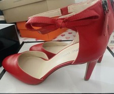 Nine West: New Red Bow Pumps: Size 6.5