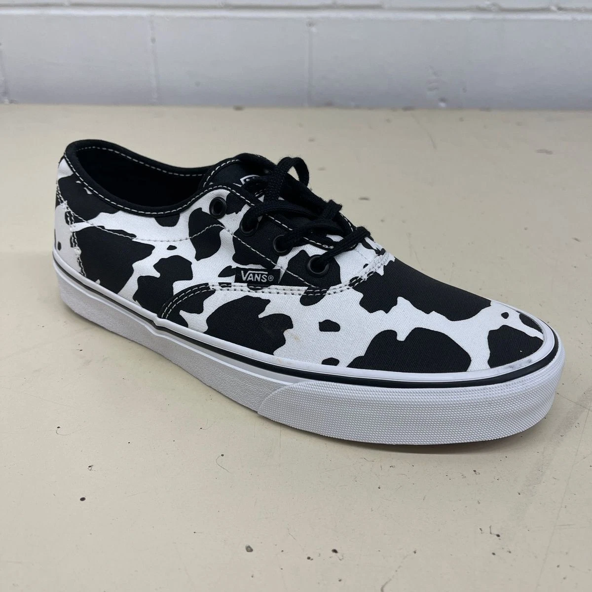 vans cow print shoes women's