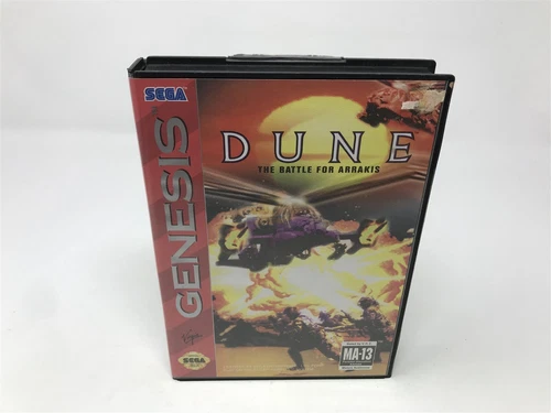 Dune: The Battle For Arrakis - Sega Genesis, 1993 - Game In Box - NO MANUAL !!