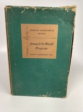 Vintage American Geographical Society Around the World Program book set