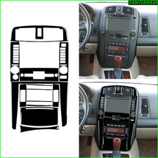 For Cadillac CTS 2003-07 Piano Black Interior Center Dashboard Cover Panel Trim