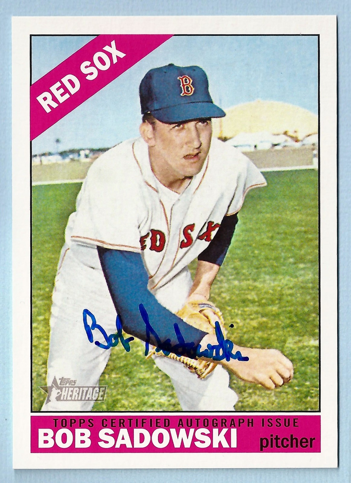 BOB SADOWSKI 2015 TOPPS HERITAGE REAL ONE SIGNATURE AUTOGRAPH AUTO