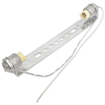 FLACHE STANGE GLÜHBIRNENHALTER 118 mm OBERFLÄCHENHALTERUNG INFRARROT PORTALLAMPE PUSH IN PASSFORM R7S