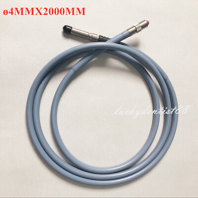 FDA ø4mmX2M Optic Fiber Cable Endoscopy Light Wire Connector Fit for Storz Wolf 