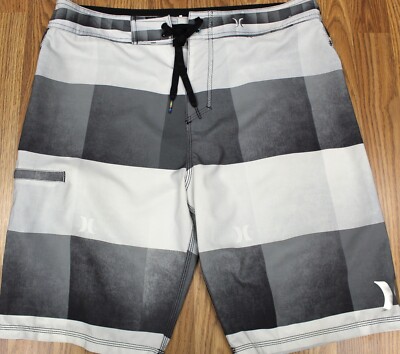 HURLEY PHANTOM UNLINED SWIM SHORTS POLY/SPANDEX Sz 32