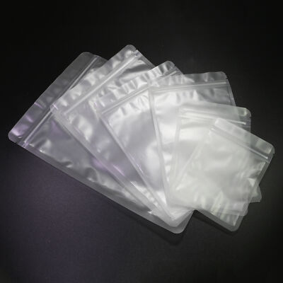 Many Sizes/Quantities Sample Option Flat Matte Frosted Clear-Poly QuickQlickBags