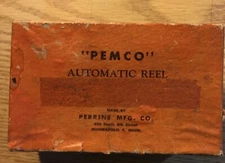 “Pemco” Automatic Reel, Perring Mfg. Co, Mpls, Mn ( Empty Box)