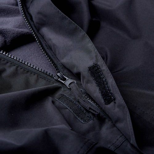 Chaqueta forrada de vellón con capucha impermeable a prueba de viento Mercedes Benz AMG Regatta Dover - Imagen 8 de 13
