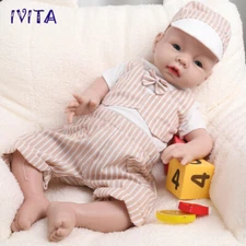 20''Lifelike Reborn Baby Boy Doll Full Body Silicone Real Touch Kids Toys Gifts
