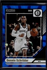 Dennis Schroeder 2024-25 Donruss Holo Blue Laser #'d /49 - Brooklyn Nets