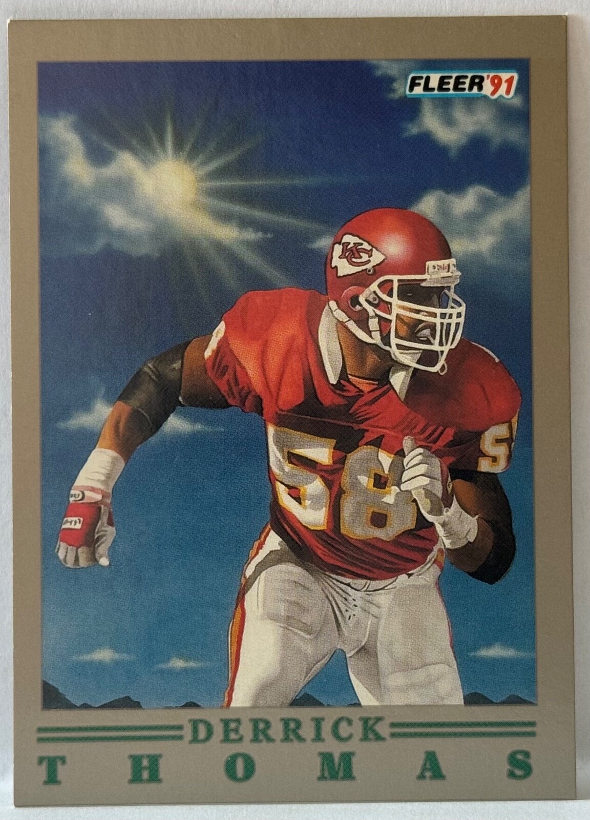 1991 Fleer Pro Visions #9 Derrick Thomas .2    F3