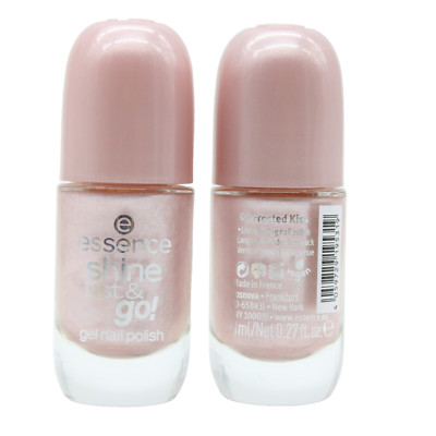 3x Essence SHINE LAST & GO! Gel Nail Polish Nagellack 06 Frosted Kiss 8ml - NEU