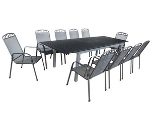 XL Gartenmöbel Set Sitzgruppe Garnitur Ausziehtisch ...