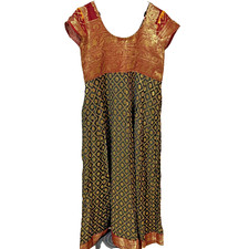 Rich Banarasi Silk Kurta with Zari PRICED TO SELL FREE SHIPPING