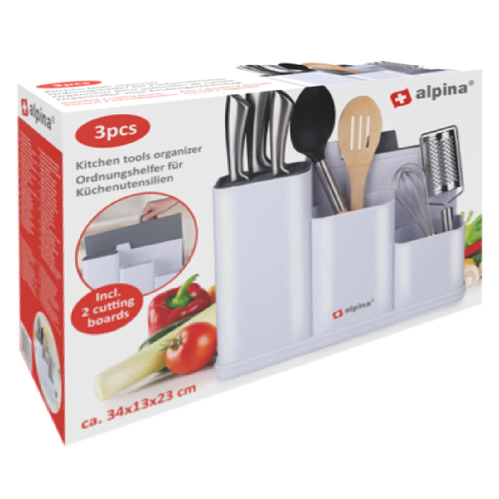 Kitchen Cutlery Organiser 3 Pcs Caddy Storage Drainer Utensil Holder Chop Board
Opens in a new windo