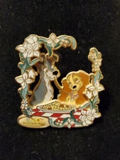 2006 Disney Epcot Flower and Garden Festival Lady and Tramp Pin LE 46299
