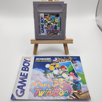 Pop n' TwinBee GameBoy Spiel Nintendo Game Boy Classic + Rare Anleitung Neuwert