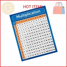 Palace Curriculum Multiplication Table Chart Poster - LAMINATED 17 x 22