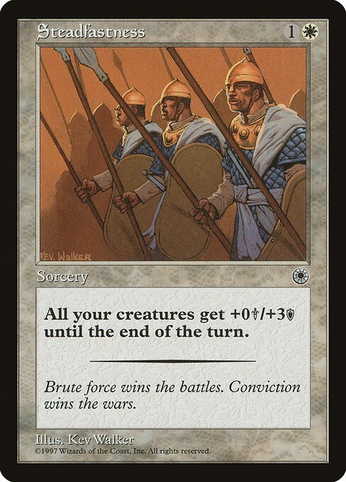 Steadfastness NonFoil Portal 31 NM MTG