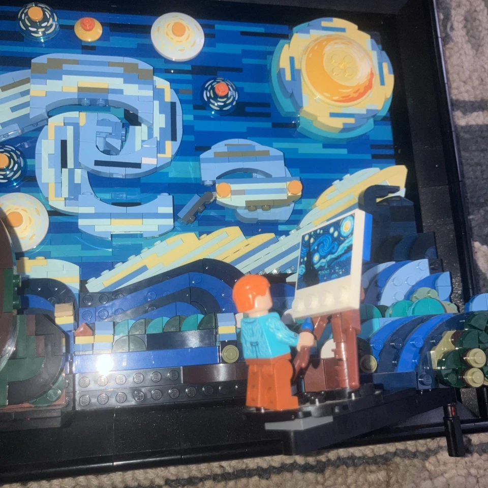 LEGO Ideas: Vincent van Gogh - La noche estrellada (21333) CONSTRUIDO - LEER DESCRIPCIÓN Foto 2 de 4