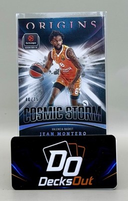 Jean Montero 2025-26 Panini Origins EuroLeague Cosmic Storm /75 Valencia Basket