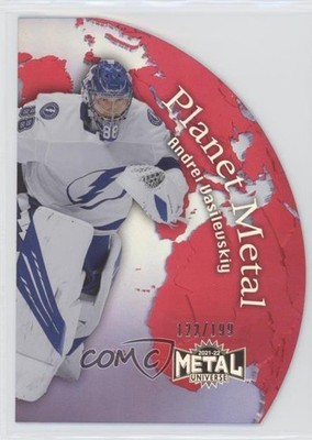 2021 Skybox Metal Universe Planet Red Achievement 122/199 Andrei Vasilevskiy 2ti