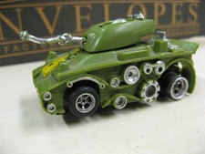 Aurora Vintage HO 1970   1977 Peace Tank, Olive Green, AFX