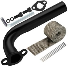 YOXUFA 212cc Exhaust Pipe Header Replacement for Predator 212cc 196cc 224cc 6...