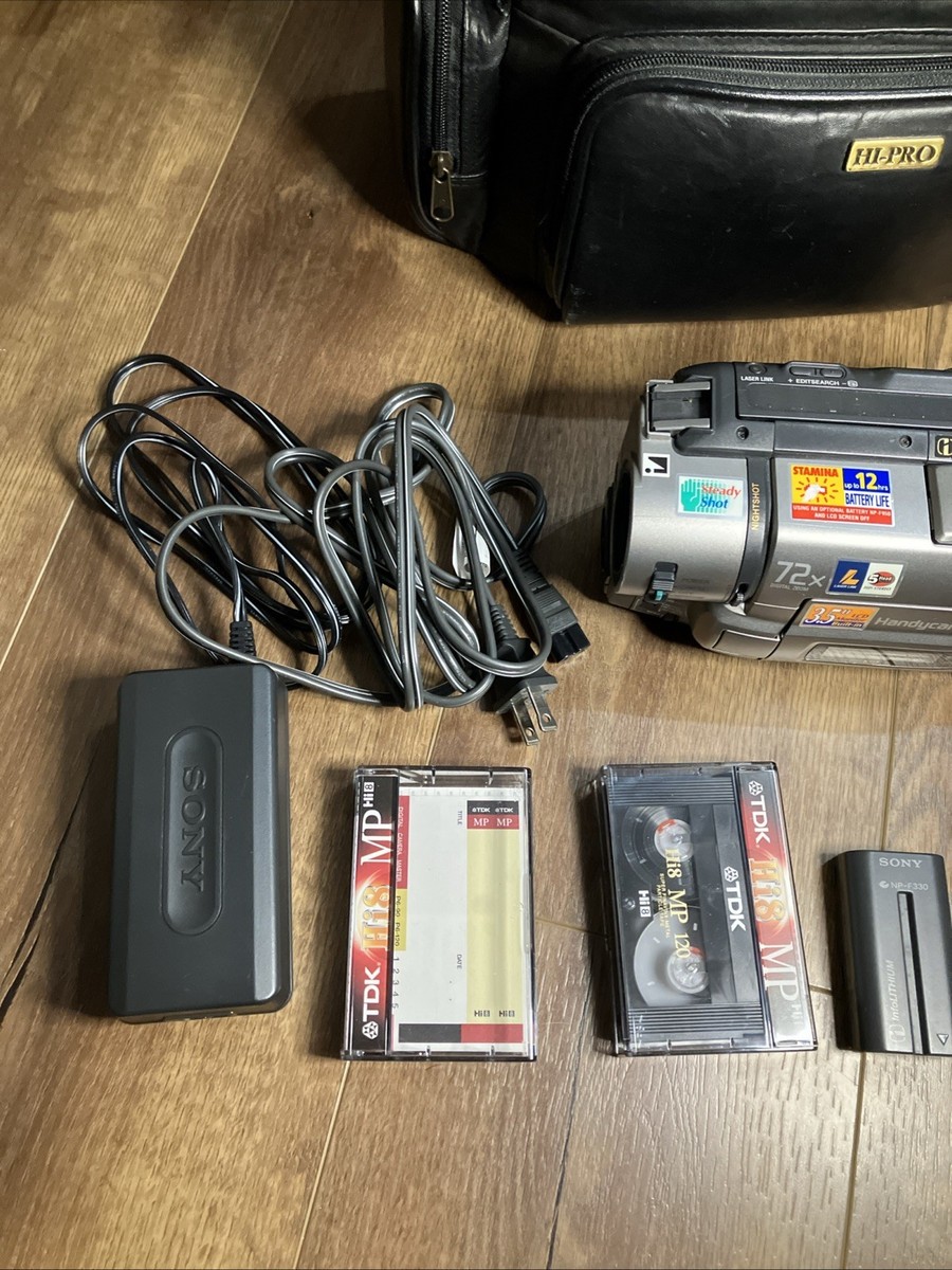 SONY ソニー 8mm テープ ビデオカメラ CCD-TRV85 Amazon.com : Sony CCD-TRV85 Hi8 8mm Hi-Fi Stereo Video Camera