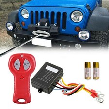 Wireless Winch Remote Control Kit 12V 24V for Electric Winch with Battery