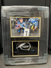 IOM TT Lee Johnston Race Winning Shoulder Pad Of RST Suit Signed 