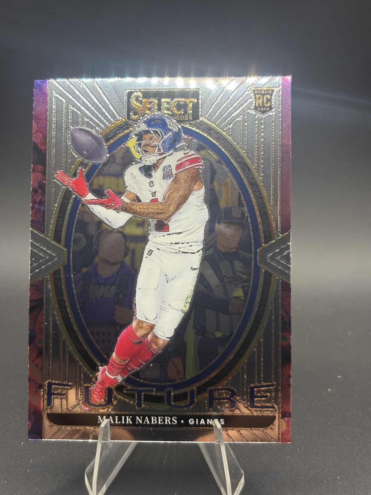 2024 Panini Select - Select Future Malik Nabers #2 Silver Prizm (RC)