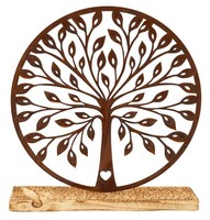 Badeko Baum Theo 32 X 30 Cm Rostbraun Gartenfigur