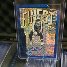 2025-26 Topps Finest Autographs Gabe Vincent #FAU-GV Blue X-Fractor /99 Lakers 