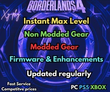 Borderlands 4 Instant Max Level! Modded & Unmodded Gear! PC, PS5, XBOX