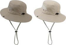 Outdoor Kids Sun Hat UPF 50 Quick Dry Adjustable Bucket Hat Windproof Waterproo