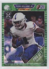 2021 Leaf Pro Set Metal Green Crystals 10/15 Pooka Williams Jr #72 8o1