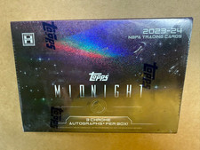 Topps Midnight Basketball 2023-24 NBPA Cards Hobby Box 3 Autos Wembanyama?
