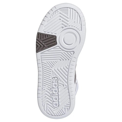 Adidas HOOPS 3.0 MID K, Sneaker Alta Ragazzi - Bianco, Beige - Foto 4 di 8