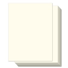 100 Sheets 8.5 x 11 250gsm 92lb Cream Cardstock Thick Paper Card Stock Pape...